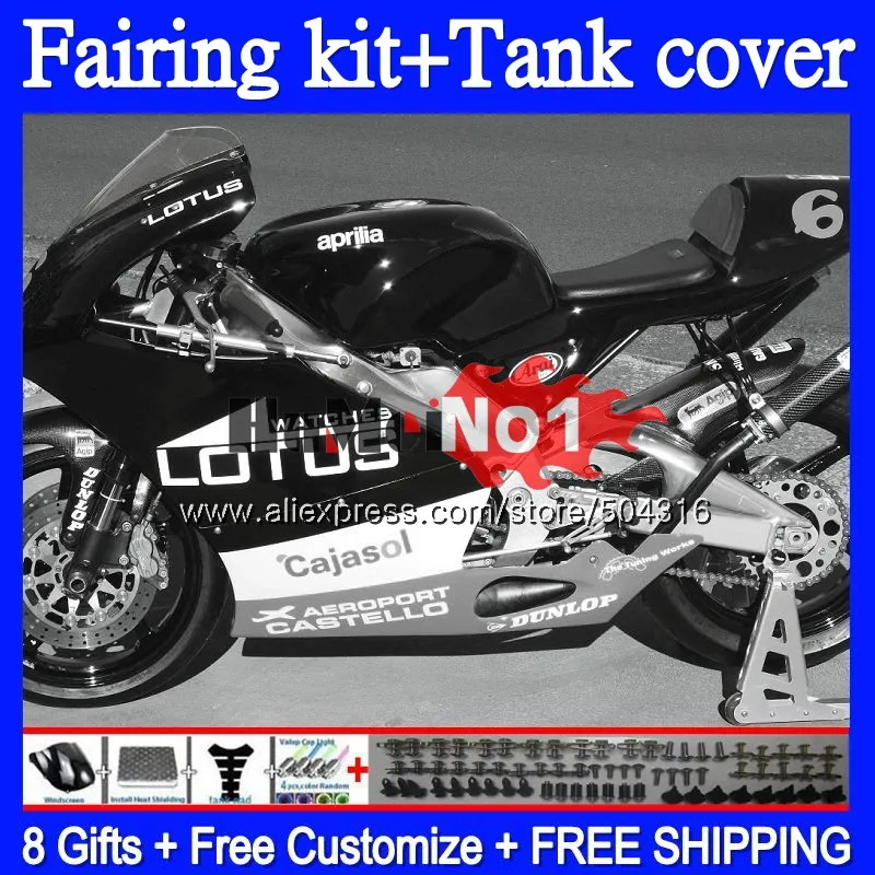 RS125R для Aprilia RS 125 R RR RS4 31MC. 121 белый черный RS-125 1999 2000 2001 2002 2003 2005 RS125 99 00 01 02 03 04 05 обтекатель - Color: No. 1