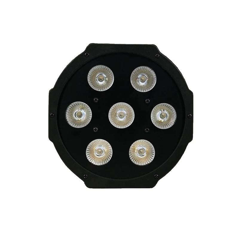 Djworld беспроводной пульт дистанционного управления 7x18 Вт RGBWA UV 6в1 смешивание цвет света для DJ диско бартдей вечерние Семейные бальные