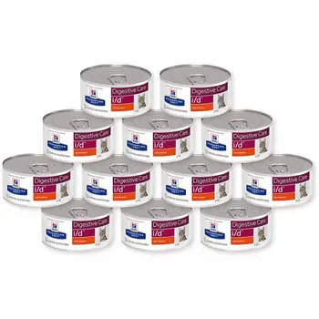 

Hill's Prescription Diet I/D Digestive Care canned cat diet for ЖКТ, 24*156 C