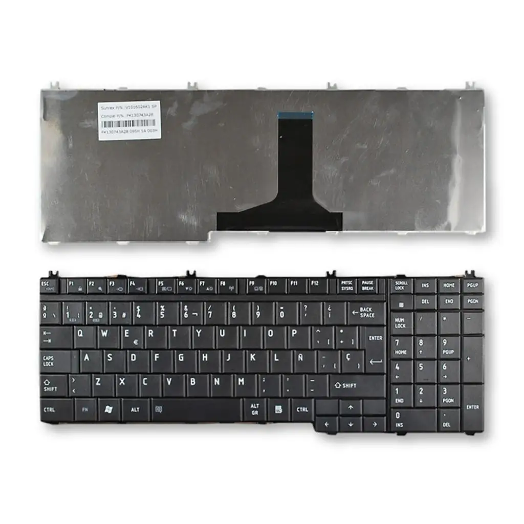 Испанский раскладка для замены клавиатура для Toshiba Satellite A500 A500D A505 A505D P500 P500D Клавиатура ноутбука Ремонт Часть Фирменная Новинка
