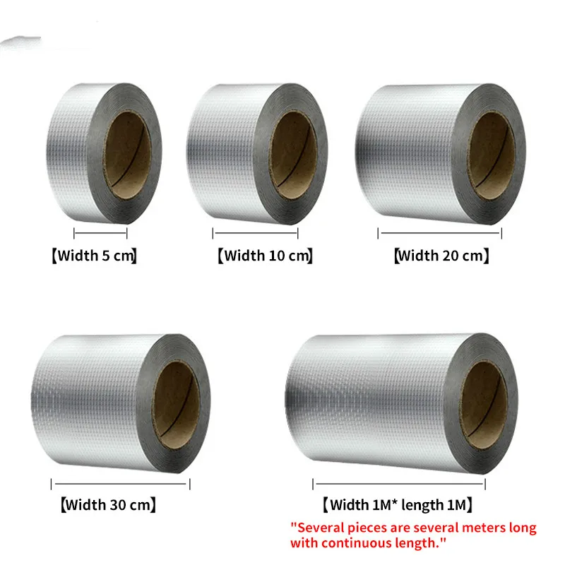 

waterproof duct tape butyl Super Fix Repair Wall Crack Thicken Butyl tape Thermal Resist Duct Repairs