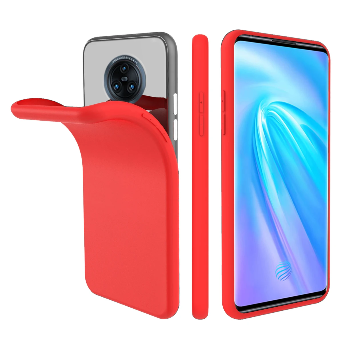 ДЛЯ Vivo NEX 3 задний Чехол тонкий мягкий ТПУ чехол для телефона Встроенный бархатный материал Защита от царапин противоударный чехол