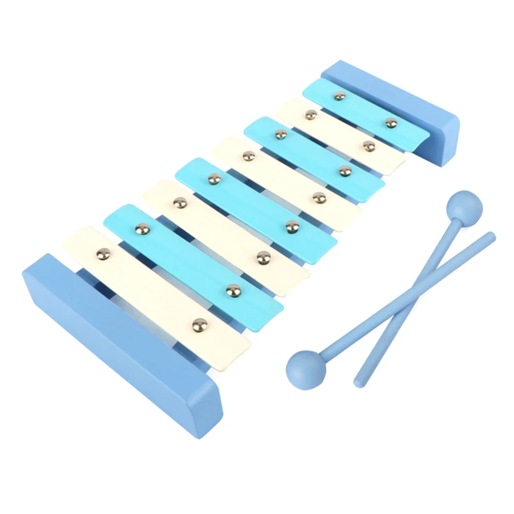 1pc Xylophone Toy Musical Toys Wooden Educational Percussion Toy Eight
