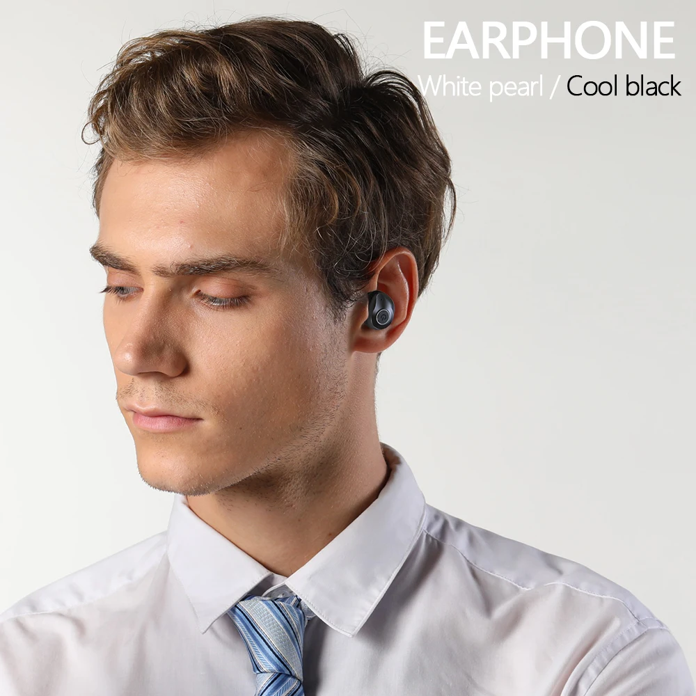 Cena Ubeamer X6 Bluetooth słuchawki Bluetooth 5.0 bezprzewodowe Eeaphones z etui z funkcją ładowania baterii wodoodporne prawdziwe bezprzewodowe Stereo