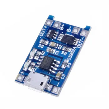 

1PC Micro USB 5V 1A 18650 TP4056 Lithium Battery Charger Module Charging Board