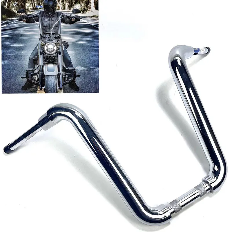 

Руль мотоциклетный для Harley Softtail street Bob LOW Rider classic deluxe Road King, двухдюймовый руль ape
