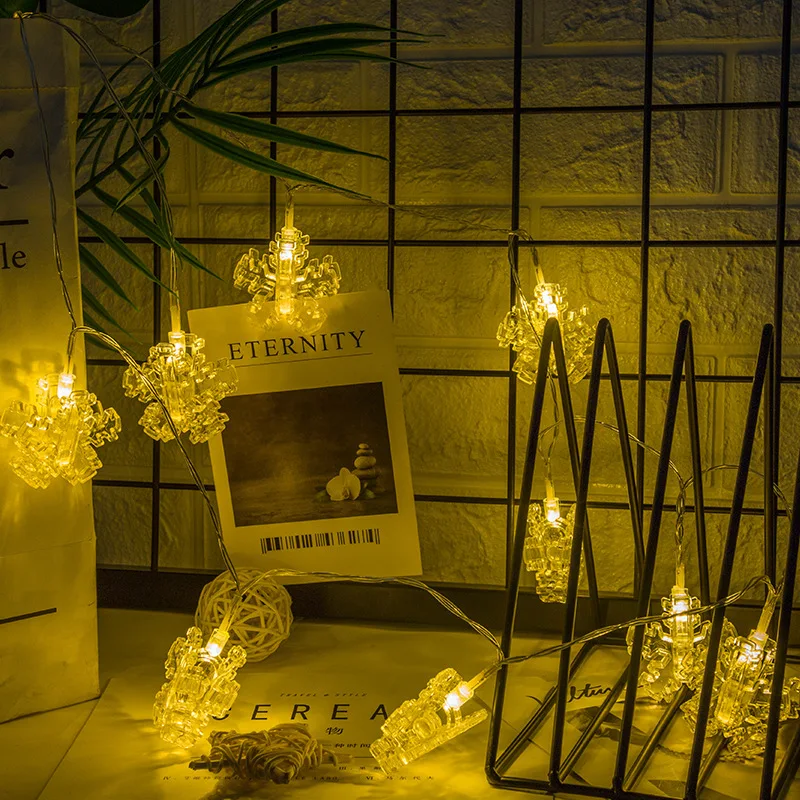 

Manufacturers Supply Christmas LED Battery Box String Lights Photo Wall Heart Clip Battery Lighting Chain Five-pointed Star Ligh