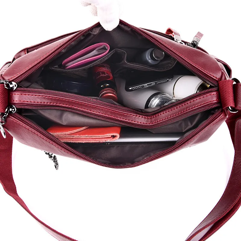 Женские сумки на молнии Bolsa Feminina роскошные из мягкой кожи дизайнерские женские