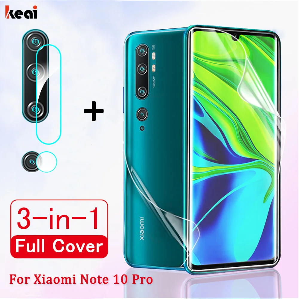 Полное покрытие Гидрогелевая пленка для Xiao mi Red mi Note 8 7 Pro Защита экрана для Xiaomi mi 9 Lite A3 9T Note 10 Pro стекло для объектива камеры