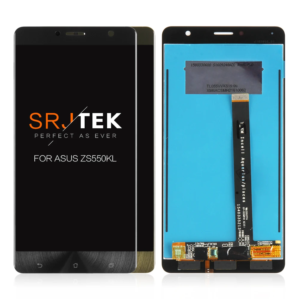 SRJTEK 5.5''IPS Display For Asus Zenfone 3 Deluxe ZS550KL Z01FD LCD Touch Screen Digitizer Assembly Replacement Parts 1920*1080 |