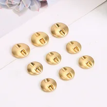 Бытовые смешанные большие кнопки Смола Кнопка круг четыре глаза Цвет DIY Равномерное пальто кнопка