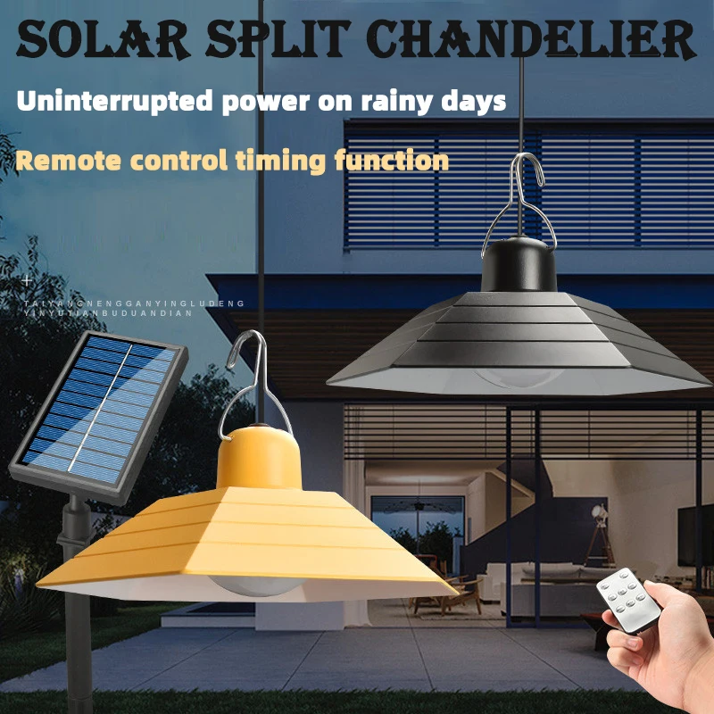 LED Solar Padent Light Singe Double Head Outdoor Indoor Waterproof Sunlight Powered Lamp Courtyard Garden Inside Street Lighting | Лампы и