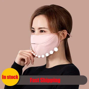 

Autumn Winter Velvet Warm Masks Men and Women Earloop Adjustable Riding Mask Keep Warm Windbreaker Anti-dust Face Mouth Mask