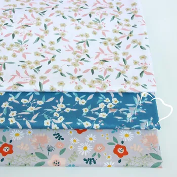 

50*160cm DIY 100% Flower Printing Cotton Fabric Cutie envio gratis patches iron on patches patch Clothing tapirulan elettrico