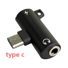 2 in 1 type c 3 5mm aux adapter USB C to 3 5mm AUX Headphone Adapter for xiaomi mi 9 8 6 Type C 3 5 Jack Earphone Audio adapter
