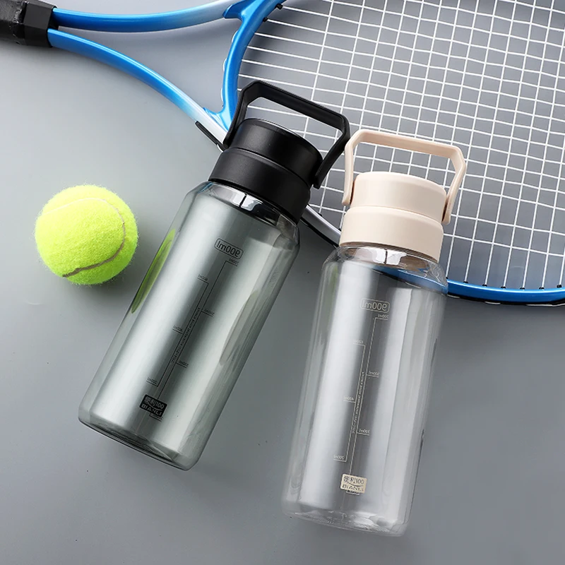 

900 1200ML Large Capacity Sports Water Bottles Portable Plastic Outdoor Camping Picnic Bicycle Cycling Climbing Drinking Bottles