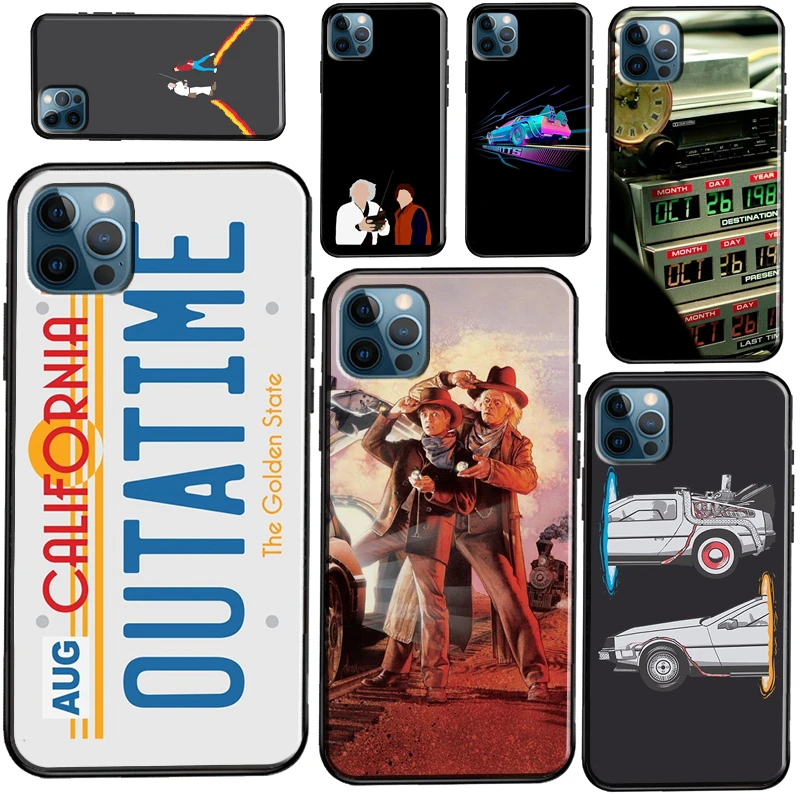 Back To The Future Soft Phone Case For iPhone 11 13 Pro Max 12 Mini 6S 7 8 Plus X XR XS Max SE 2020 Fundas iphone xr case with card holder