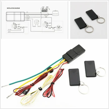 

RFID Engine Lock Car Immobilizer W/ Circuit Cut Alarm Inmoviliza RF 2.4Ghz New