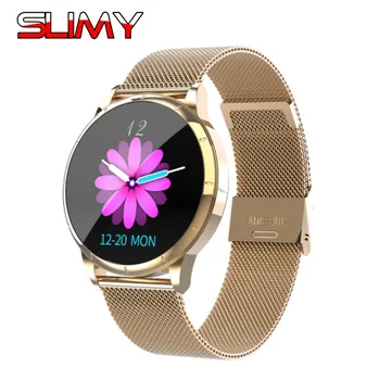 

Slimy MK07 IP67 Tempered Glass Smart Watch Activity Fitness Tracker with Heart Rate Monitor for Sports Men Women Smartwatch