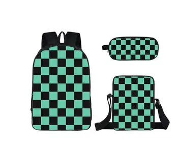 

UPGRADED VERSION Backpack Kimetsu no Yaiba Anime Pattern Kids Backpack Mochila Infantil Ralph School Bag Children's Backpack
