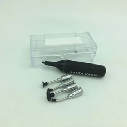 Stylo à ventouse en caoutchouc IC avec 4 têtes d'aspiration, pour condensateur, résistance, soudage de puces, outil de succion noir, 2 lots 