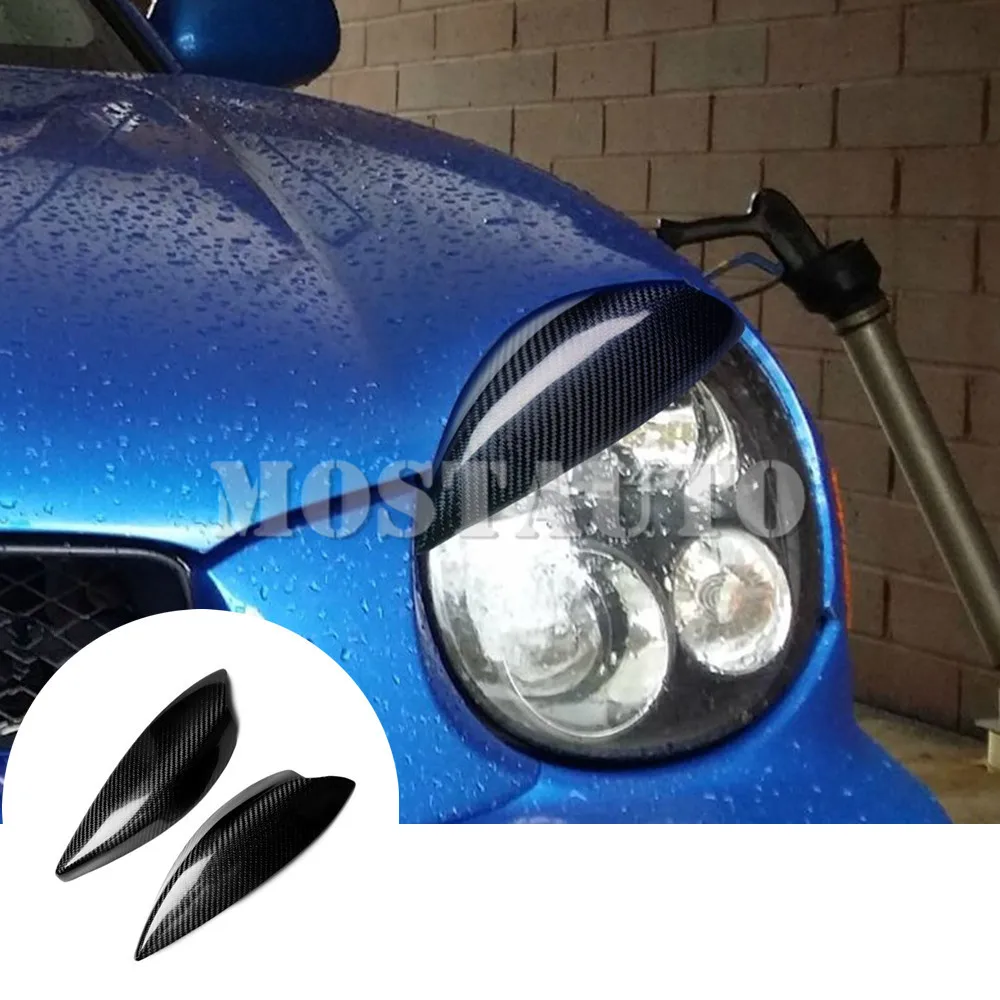 

2 шт., накладки на фары из углеродного волокна для Subaru Impreza WRX STI