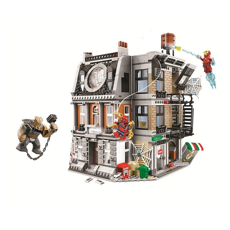 

10840 Compatible with Marvel Avengers Infinity War Sanctum Sanctorum Showdown Iron man Spidermans Building Block Toys B854