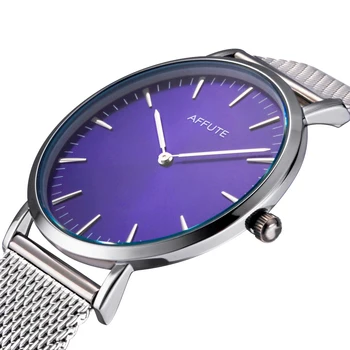 

AFFUTE New Watches Men Top Luxury Brand Fashion Quartz Men's Watch Steel Fashion casual Wrist Watch Male Clock Relogio Masculino