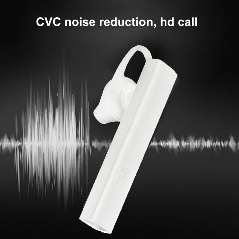 Business Sports Bluetooth Headset Press Wireless Hanging Ear Stereo Headphones Waterproof Bluetooth Earphone for Xiaomi BS T1 Wh