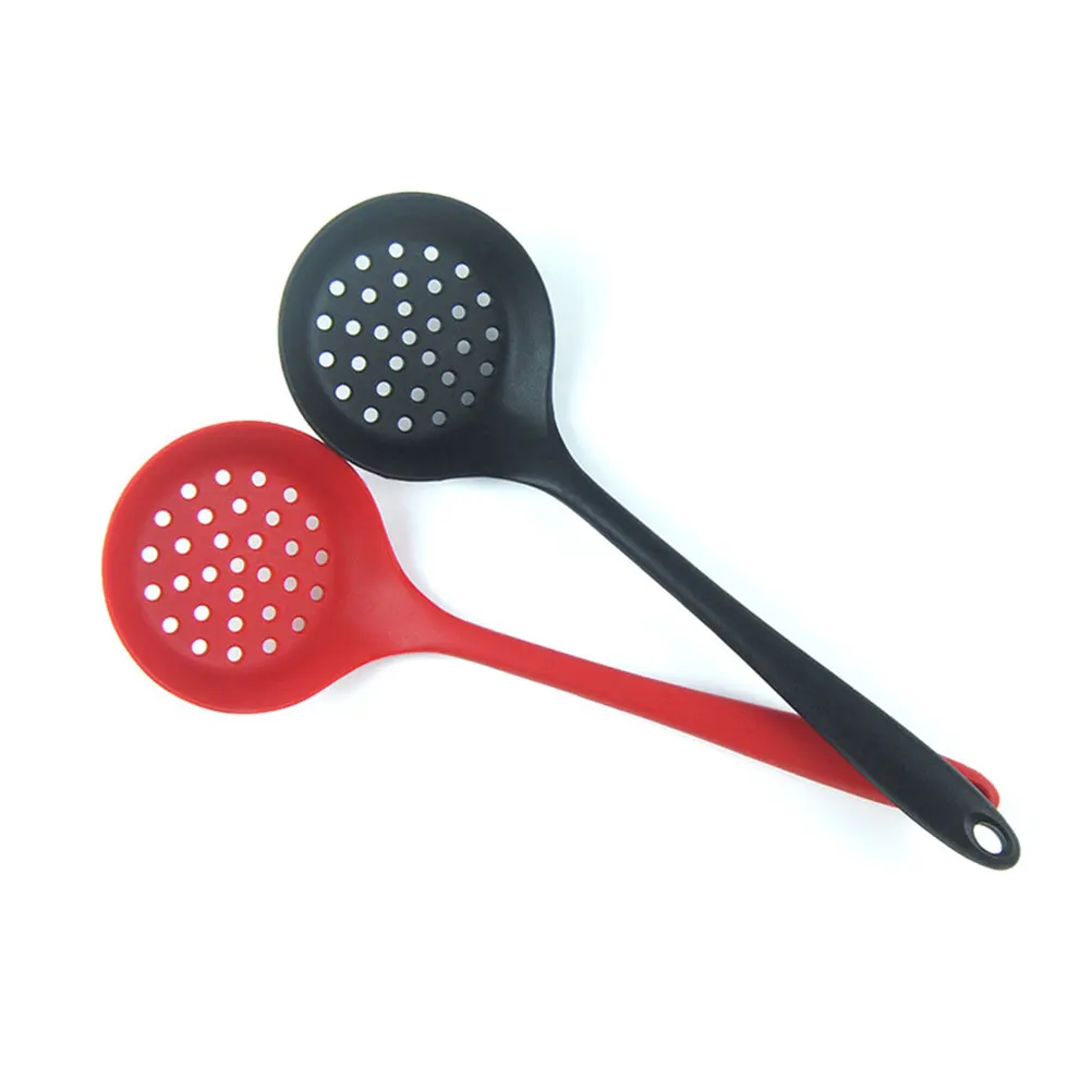 

Silicone Slotted Skimmer Spatula Lightweight Slotted Spoon Skimmer Spoon Strainer Ladle With Long Handle For Kitchen Accessories