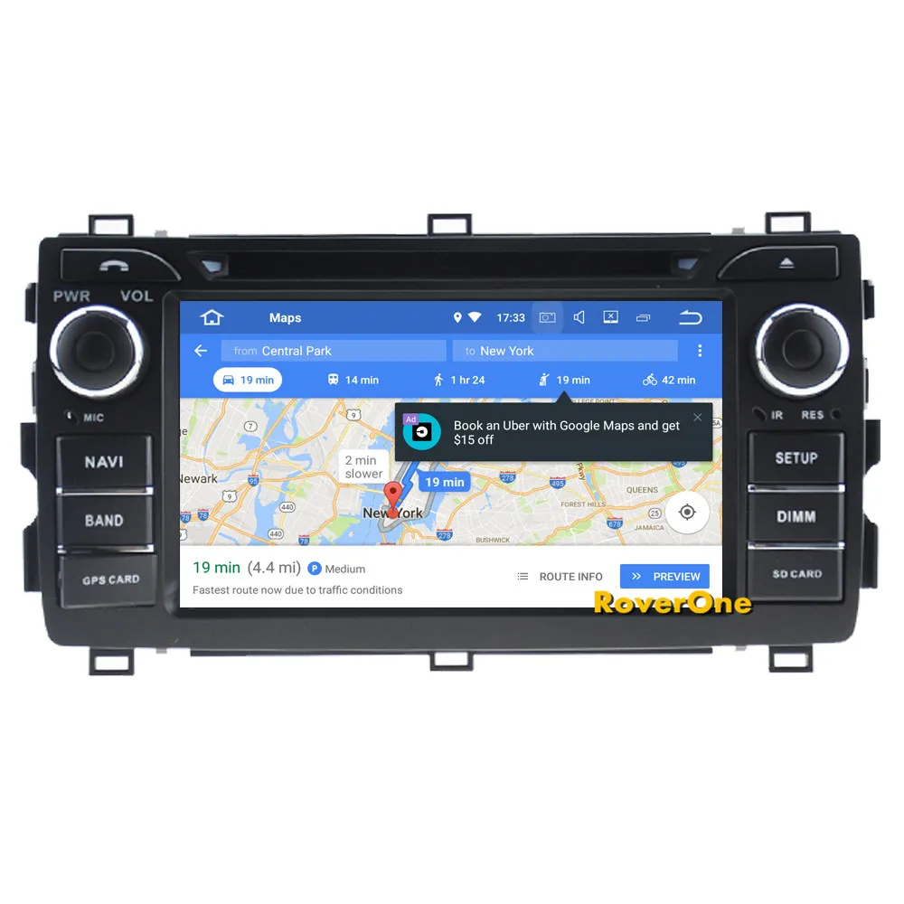 Top Car Multimedia Player For Toyota Auris & Auris E180 2013 - 2018 Android 9.0 Touch Screen Radio DVD GPS Navigation Sat Navi 12