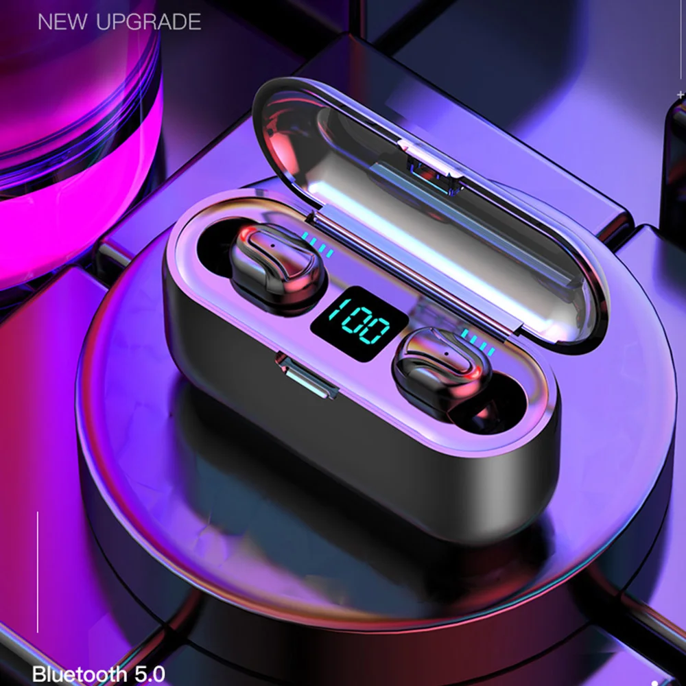 1HBQ-Q32-1 Bluetooth гарнитура 5,0 TWS Life водонепроницаемые HD беспроводные наушники с светодиодный дисплеем питания шумоподавление Gami
