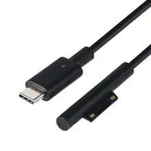 15V type C USB 3,1 Магнитный кабель питания для microsoft Surface Pro4 Pro3 мобильный телефон USB к C type C power