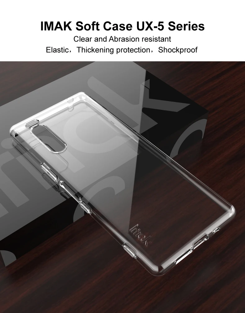 6,1 ''IMAK Crystal UX-5 TPU для sony Xperia 5 Чехол Coque sony Xperia5 чехол прозрачная задняя крышка для sony 5 Xperia 5 телефон Funda