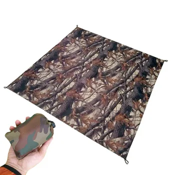 

Outdoor Pocket Camping Mat Camouflage Waterproof Dampproof Folding Sleeping Mat Camo Ultralight Beach Family Travel Picnic Mat