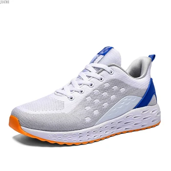 

2020 Casual Men Shoes Lace-up Comfortable Men Shoes Sneakers Mesh Breathable Men Shoes Lightweight Plus Size High Quality