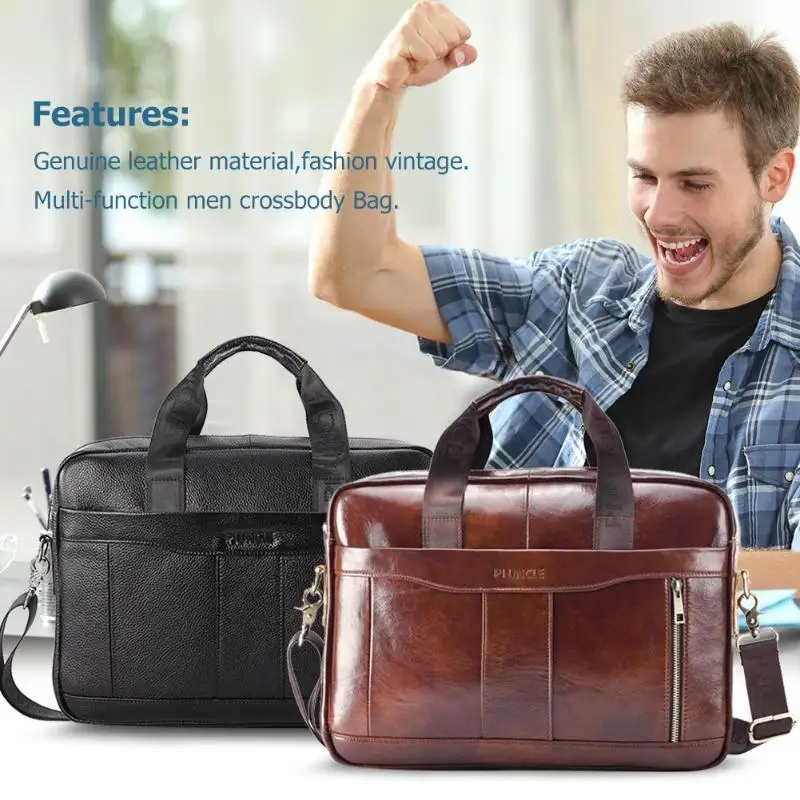 Мужской портфель из натуральной кожи, мужская сумка для ноутбука, натуральная кожа, мужские сумки-мессенджеры, мужской портфель s 2019
