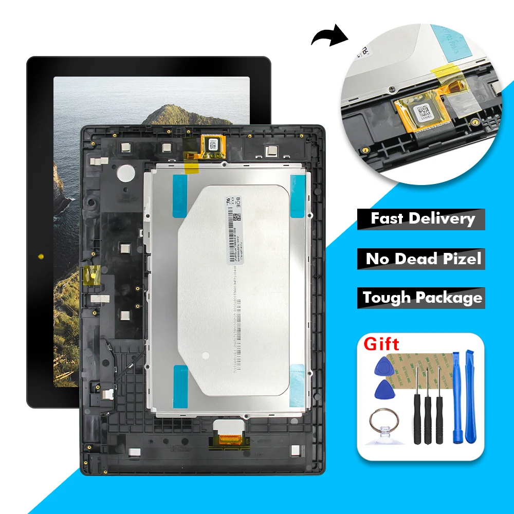 Для планшета Lenovo Tab 2 A10-30 TB2-X30F TB2-X30L TB2-X30M TB2-X30 цифровой преобразователь сенсорного