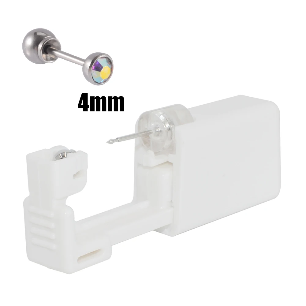 Sterile Surgical Steel Ear Stud with Secure Ball Closure