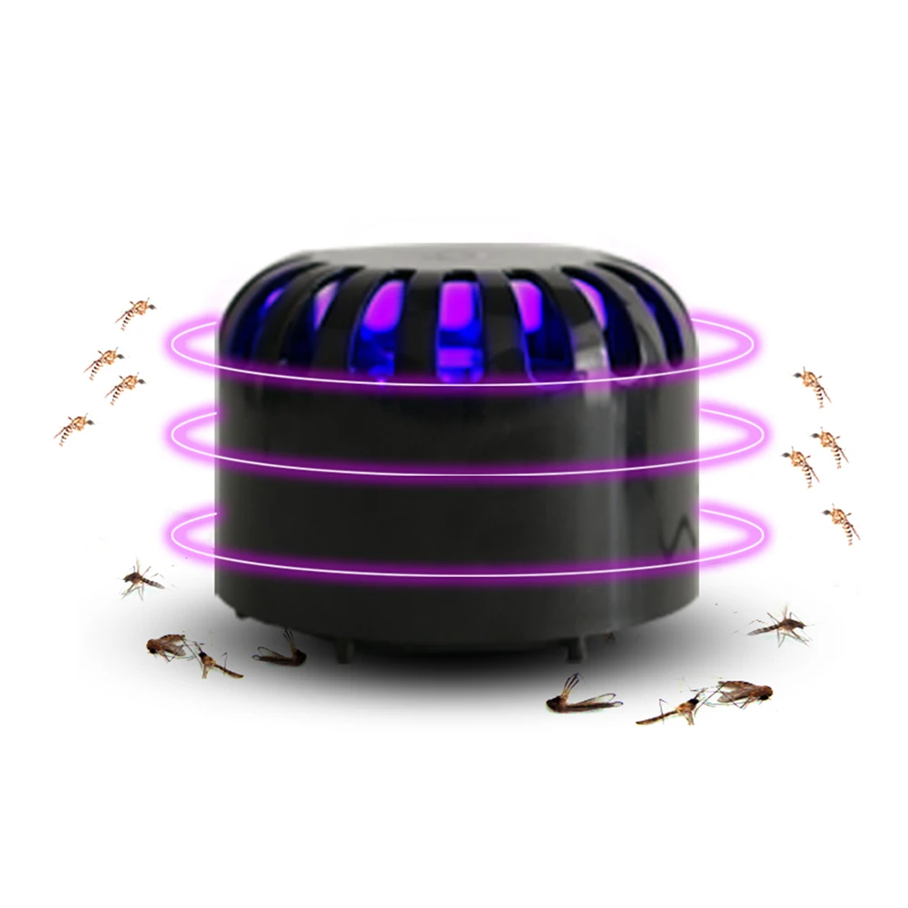 USB DC5V Zapper антимоскитная лампа ингаляция вредителей ошибка отражающая лампа фиолетовый светодиодный Москитная лампа креативный деликатный Электрический бесголосный
