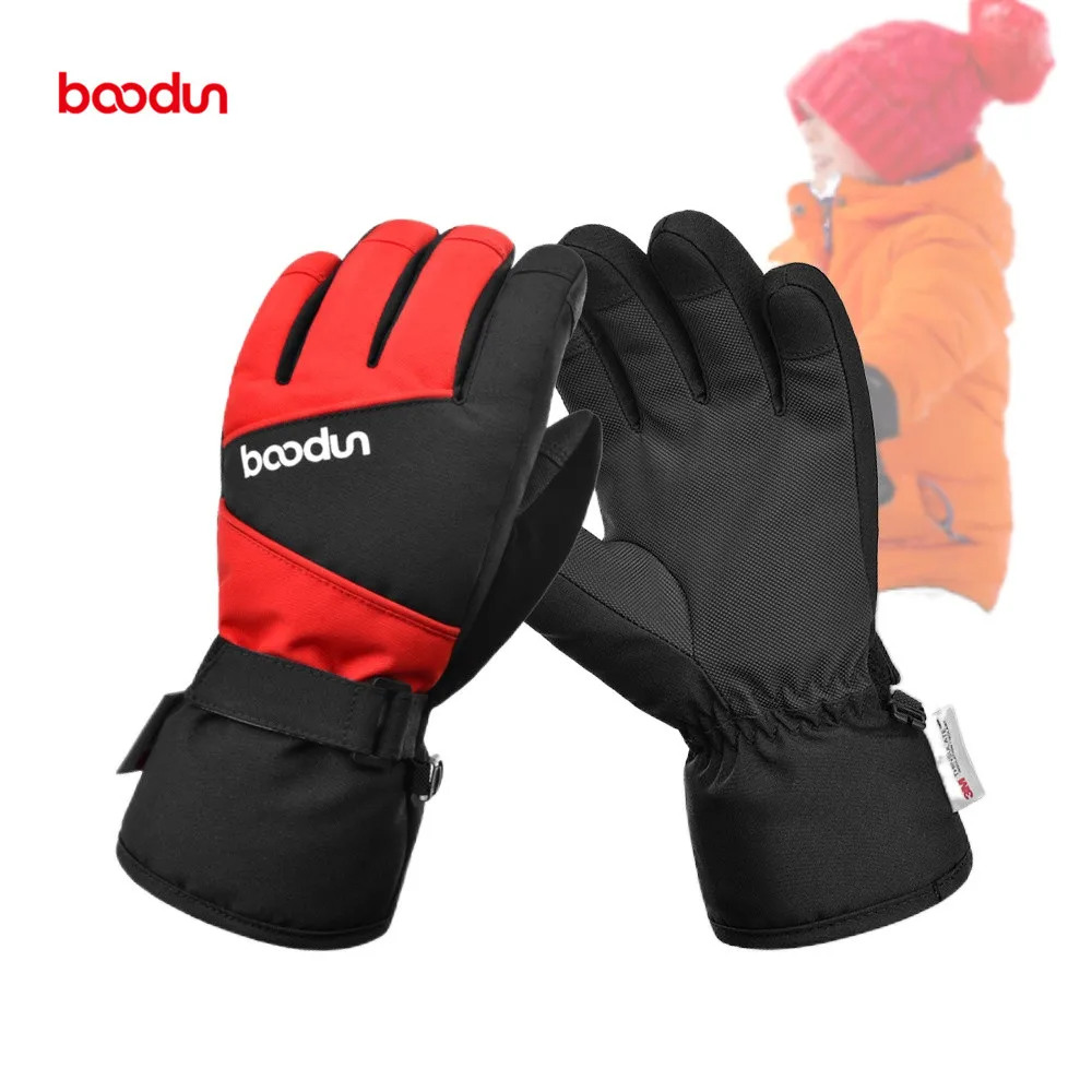 Winter Kids Gloves Waterproof Warm Snow Ski Skiing Gloves for Boys