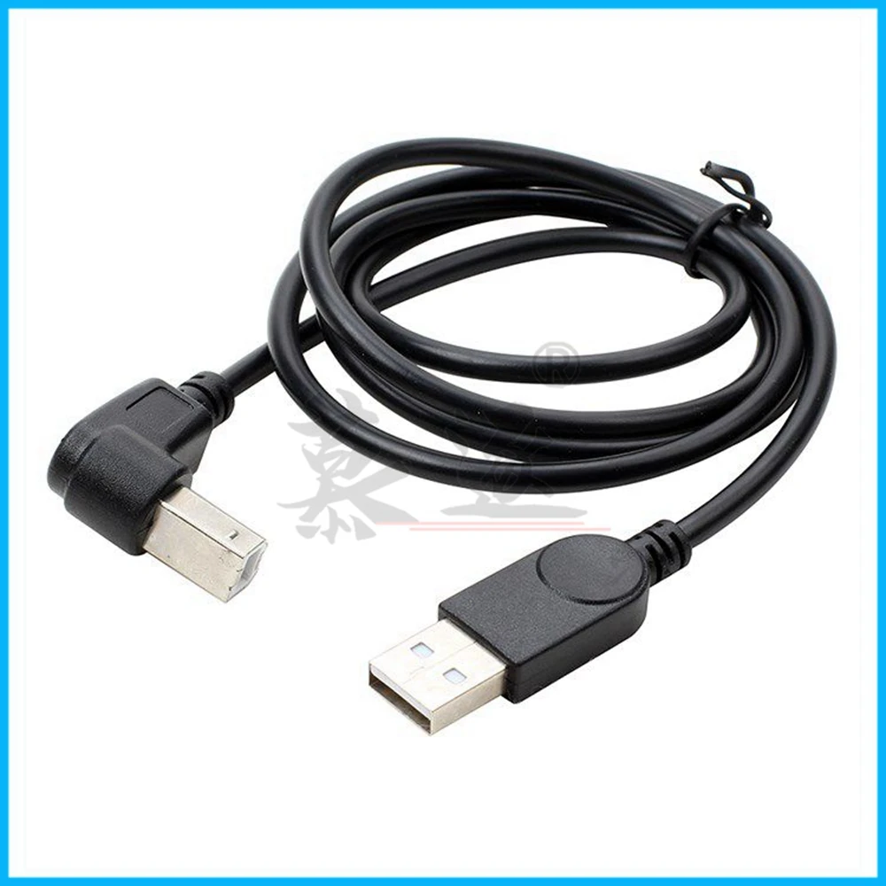 Кабель для сканера принтеров USB 2,0 с углом наклона 90 градусов вверх и вниз и влево и вправо, 1,5 м, 5 футов