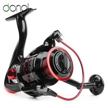 

DONQL Fishing Reels Fishing Line Spinning Wheel Metal Spool 2000-7000 Series Bearing Balls Spinning Reel Fish Line Tackle Wheel