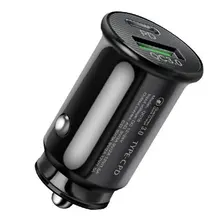 Cabezal de carga para coche, cabezal de carga rápida de 20w, Pd, Flash, A + c, puerto Dual para cargador de Iphone