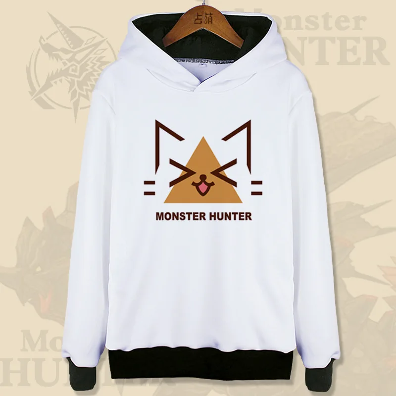 Monster Hunter Yiankutku Plesioth толстовка с капюшоном, костюм для косплея, модная куртка с капюшоном с героями мультфильмов, школьная форма для студентов