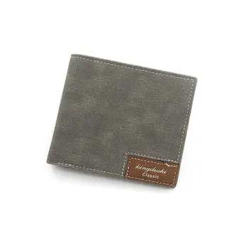 

New Men's Wallet Short Section Large Capacity Multifunctional Wallet Fashion Casual Matte Pu Wallet Multi Card Wallet