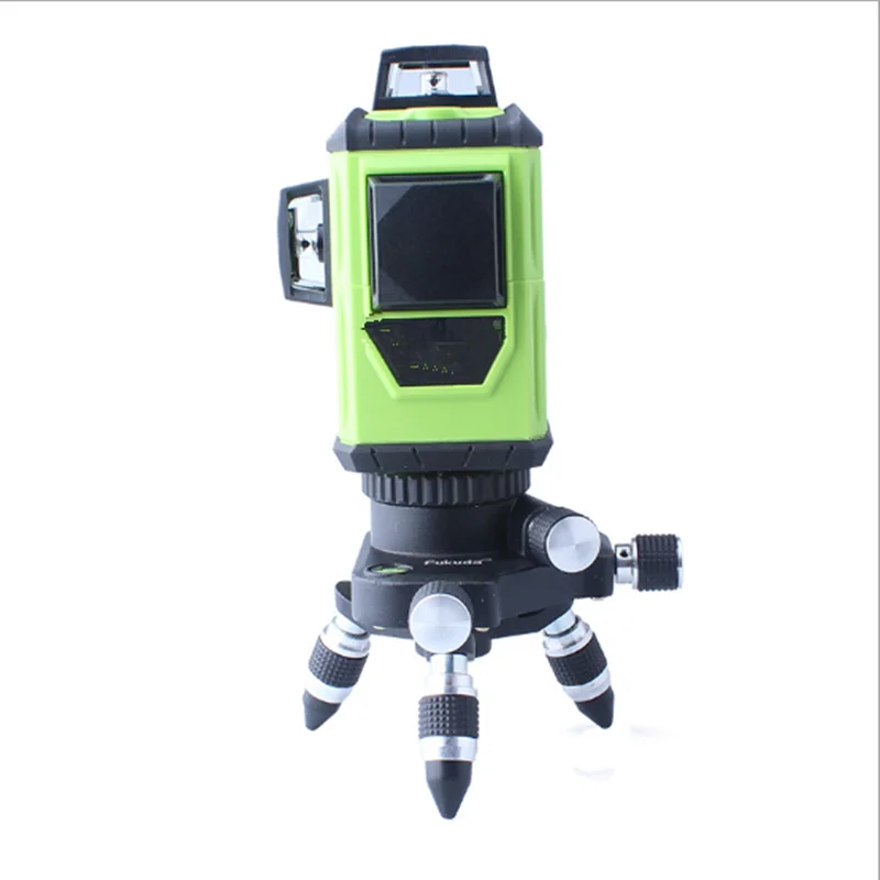 12 Lines 3D Laser Level Self-leveling Horizontal and Vertical Cross Line Green Laser Beam