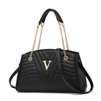 

2020 Fashion V Style Leather Luxury Handbags Women Bags Designer Ladies Casual Tote Bag Shoulder Crossbody Bags For Women Luois