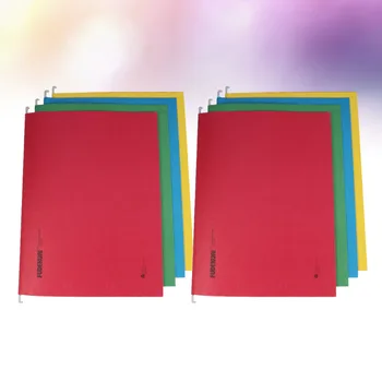 

8Pcs File Folder Practical Durable Documents Suspension Folder Hanging File Holder for Home Office