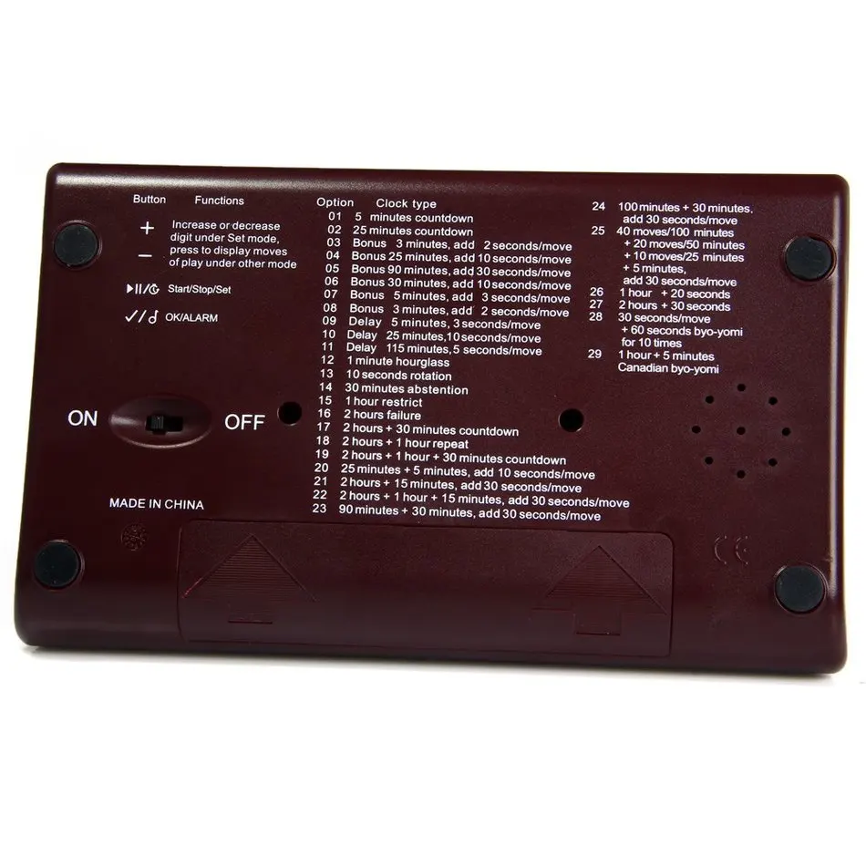 Digital Chess Clock LEAP PQ9903A Multifuctional Digital Chess Clock Wei Chi Count Up Down Chess Alarm Timer Reloj Ajedrez Temporizador Game Timer